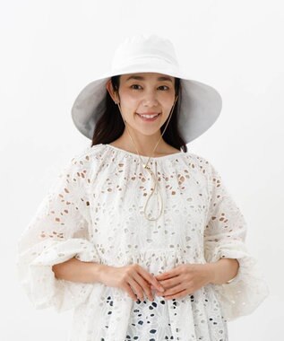 AURORA 【 Beaurance （ビューランス）】サマーシールド広つばキャペリンハット