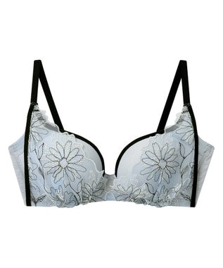 AMPHI ノンワイヤーブラ 谷間をメイク カップがバストにフィット 【BRAGENIC ブラジェニック ぴたっとフィットタイプ】 BMI257 アンフィ／ワコール