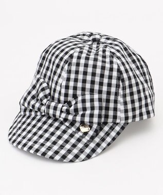 ANY KIDS リボン キャップ ギンガムチェック