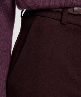 JOSEPH フランネルストレッチ　トラウザーズ Maraschino