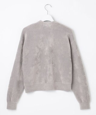 自由区 【Premium Collection】キュプラシェニール カーディガン ライトグレー系