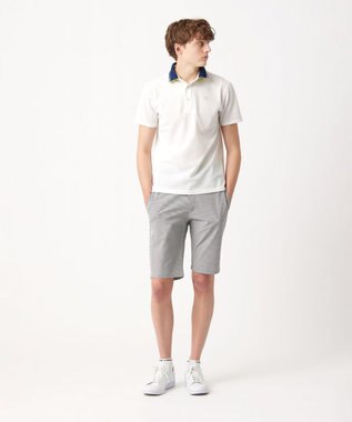 23区GOLF 【MEN】【吸水速乾/UVカット】ベーシック ポロシャツ ホワイト系