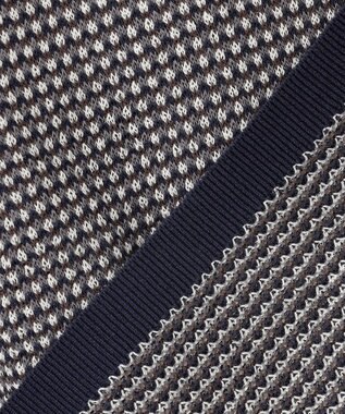 J.PRESS MEN 【HTBRID LINEN】スキッパーニット ポロシャツ ネイビー系1