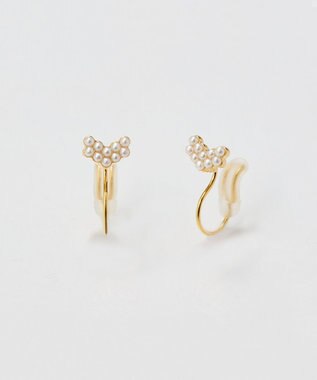 Phoebe 【痛くないシリーズ】グレインパールハートライトフィットイヤリング　ゴールド ゴールド