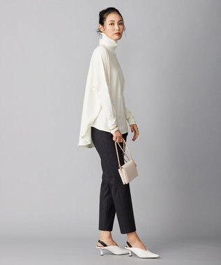 ICB 【洗える】 ヴィスコースワイド タートルネックプルオーバー トープ系