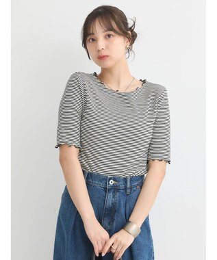 earth music&ecology メロ－リブプルオーバー