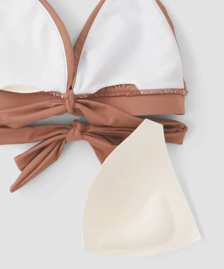 San-ai Resort（三愛水着楽園） ナチュラルだけどしっかり盛れる【ナチュラルアップブラ】ノンワイヤービキニ　7M・9M ピンク