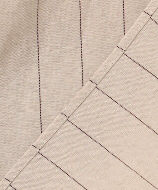 BEIGE， ERYTH / リネンストライプ キャミソール Flax × Bordeaux