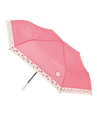 MOONBAT アデリアレトロ×estaa 折りたたみ傘 花まわし レッド