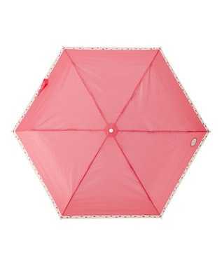 MOONBAT アデリアレトロ×estaa 折りたたみ傘 花まわし レッド