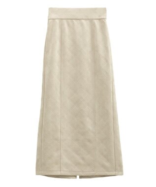 Green Parks ・ＥＬＥＮＣＡＲＥ　ＤＵＥ　エンボスナロースカート Ivory