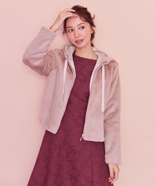 TOCCA 【洗える！】KITTY ブルゾン ピンク系