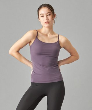 Chacott ZEN ブラトップロング ブラックベリー