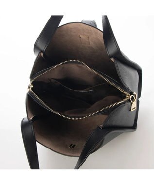 UNBILLION cachecache 3レイヤーヒネリ金具2wayトート ブラック