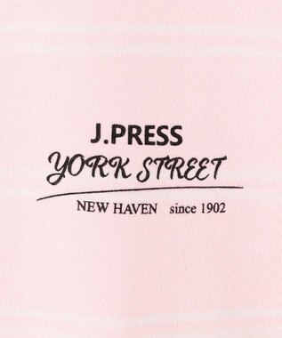 J.PRESS YORK STREET 【WOMEN】ボーダードルマンスリーブ バスクシャツ ピンク系1