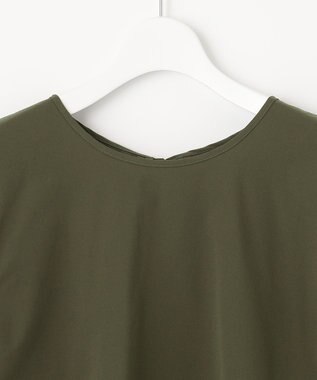 UNFILO 【撥水/ストレッチ/軽量】マジカル機能 ブラウス ダークグリーン系