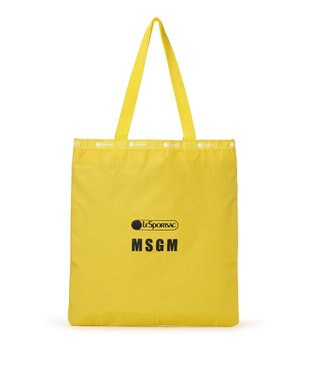 LeSportsac MSGM LG EMERALD TOTE/ロゴトートイエロー ロゴトートイエロー