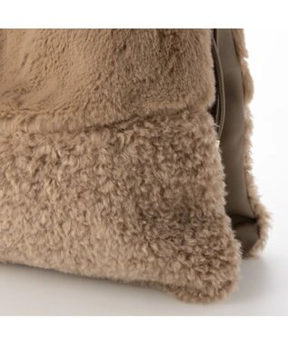 UNBILLION cachecache 切り替えエコファー三つ口巾着トート オーク