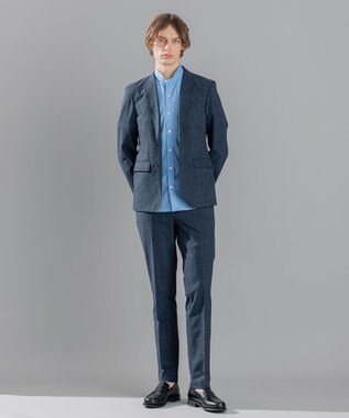 JOSEPH HOMME 【WEB限定商品】80/2 オックスウイング 半袖シャツ スカイブルー系