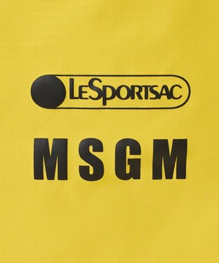 LeSportsac MSGM LG EMERALD TOTE/ロゴトートイエロー ロゴトートイエロー