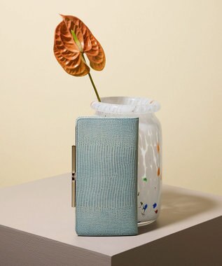 TOPKAPI 【TOPKAPI】イタリアンレザーリザード型押し がま口長財布 LUCIA ルチア