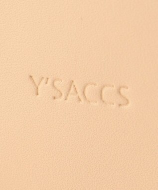 Y'SACCS モノグラムジャカード　ハーフムーン2WAYトート グレージュ