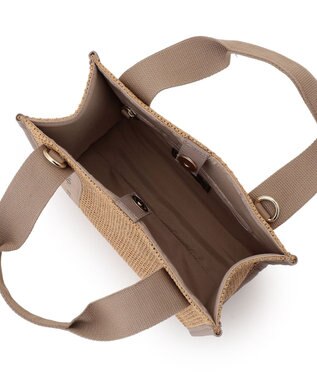 TOCCA 【WEB＆一部店舗限定】DANCING TOCCA SQUARE SUMMER TOTE かごバッグ ベージュ系