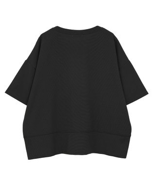 Green Parks テープパイピングリップルプルオーバー Black