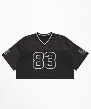 WEGO ゲームナンバリングサテンショートT ブラック