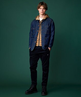 JOSEPH ABBOUD MOUNTAIN 【ストレッチ/ソフトタッチ】コーデュロイ クライミング パンツ ネイビー系