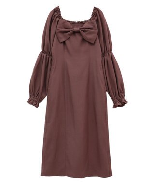 Maison de FLEUR 愛され上手なリボンワンピース