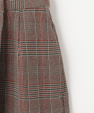 ANY 【ウエストゴム】ラップ風ガウチョパンツ オレンジ系3