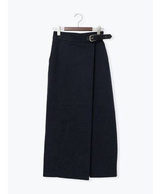 Te chichi サイドベルトチノタイトスカート ネイビー