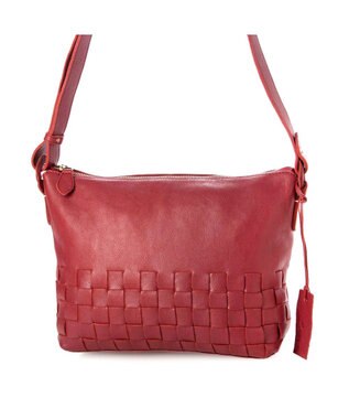 UNBILLION アトランタ ATLANTA / 牛革メッシュショルダー レッド