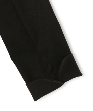 23区 S 【洗える/セットアップ対応】アイアスマットストレッチ ノーカラー ジャケット ブラック系