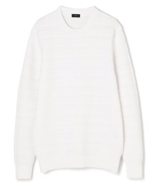 フレスコクレープ　クルーネックニット