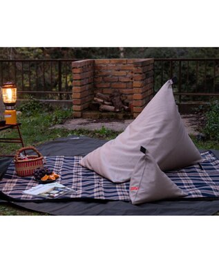 ビーズクッション tetra tetra NATURA（ナチュラ） ビーズクッション テトラ【ミニサイズ】 ロックグレー