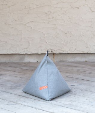 ビーズクッション tetra tetra NATURA（ナチュラ） ビーズクッション テトラ【ミニサイズ】 ロックグレー