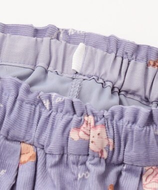 ANY KIDS アニマル 総柄 スカパン サックスブルー系