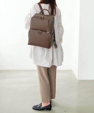 ACE BAGS & LUGGAGE 【雑誌掲載】 Jewelna Rose フレイヤ・リュック２ A4サイズ 13.3インチPC 16126 ジュエルナローズ 通勤 ビジネスバッグ ダークブラウン