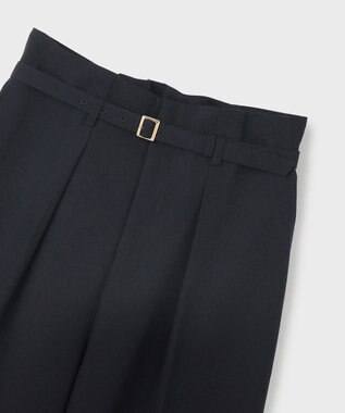 GRACE CONTINENTAL ハイウエストワイドパンツ ネイビー