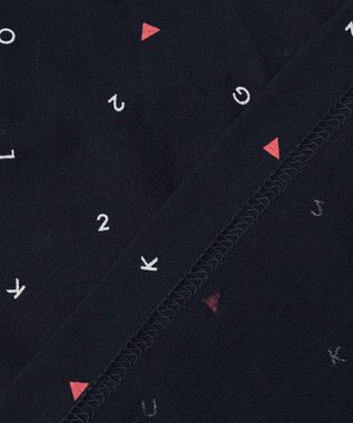 23区GOLF 【WOMEN】肌に優しいコットン100%【ストレッチ/UVケア】マイルドドライ総柄インナー ネイビー系