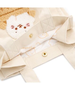 Mother garden しろたん ネット店限定 サガラ刺繍 トートバッグ キナリ