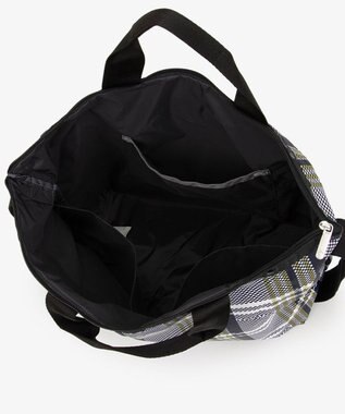 DELUXE EASY CARRY TOTE/ピクセルスクランブルチェック