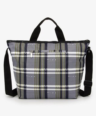 LeSportsac DELUXE EASY CARRY TOTE/ピクセルスクランブルチェック ピクセルスクランブルチェック