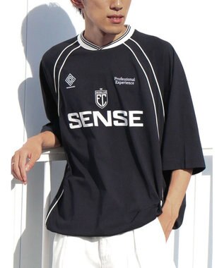 CRAFT STANDARD BOUTIQUE 接触冷感/UVカット/イージーケア/ストレッチ/ゲームシャツ-B