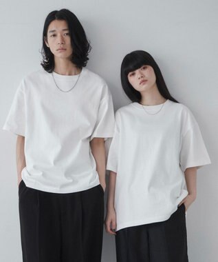  【ユニセックス着用アイテム/綿100%/SMLXLサイズ展開】シルキーリッチヘビーコットンT