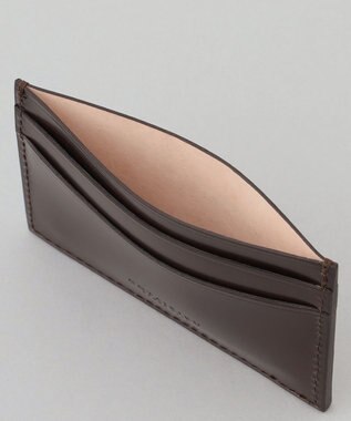 GOTAIRIKU 【希少コードバン】カードケース ダークブラウン系