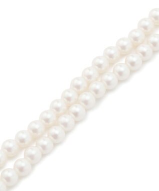 23区 プチパール ロング ネックレス アイボリー系