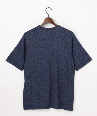 JOSEPH ABBOUD MOUNTAIN 【ゆったり】ランダムスラブリップ アウトドア Tシャツ ネイビー系